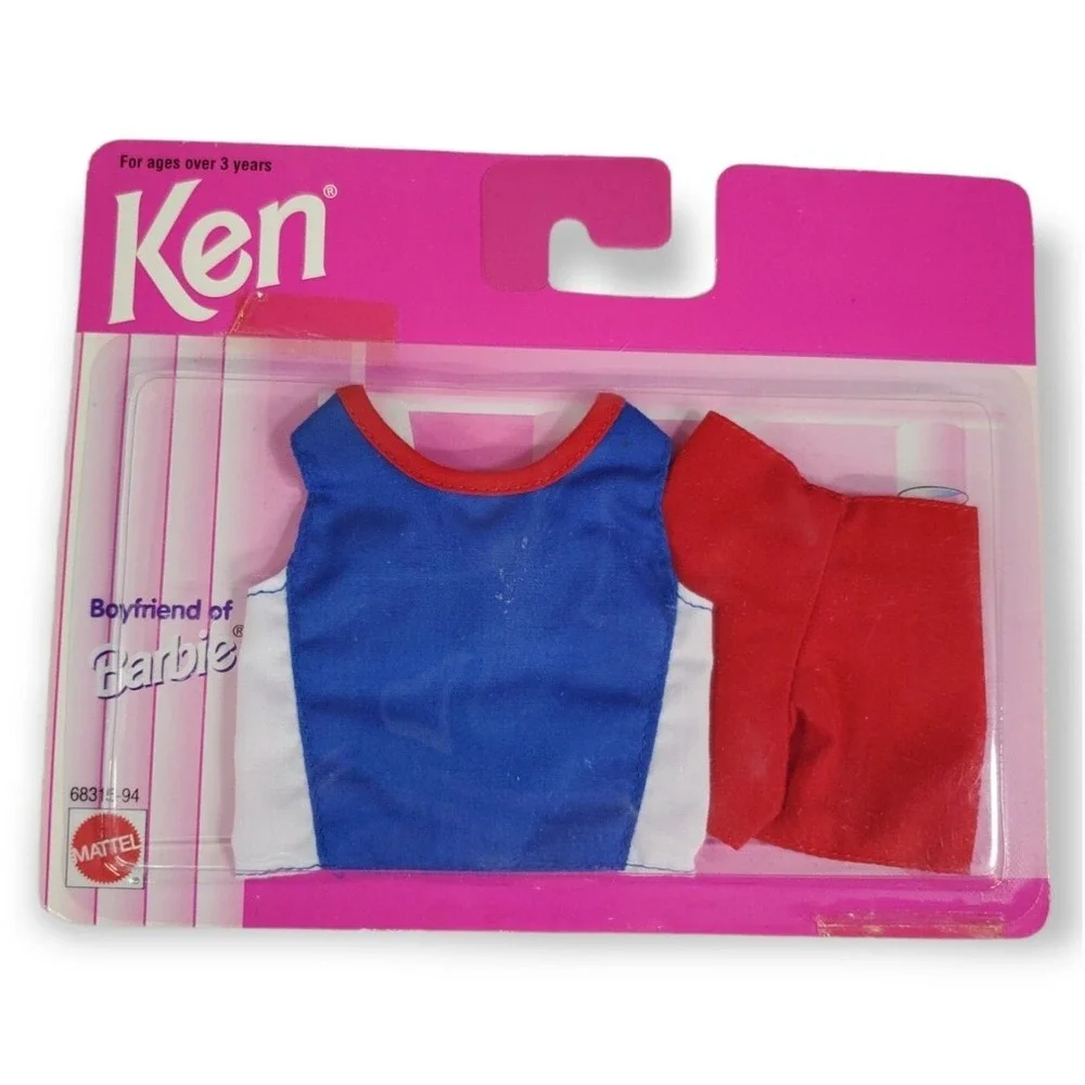 1996 Barbie Fashion Ken Fashion Favorites 68315-94‎ Outfit Boyfriend Red Retro